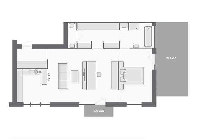 Pronájem bytu 3+kk, Jihlava, Vrchlického, 64 m2