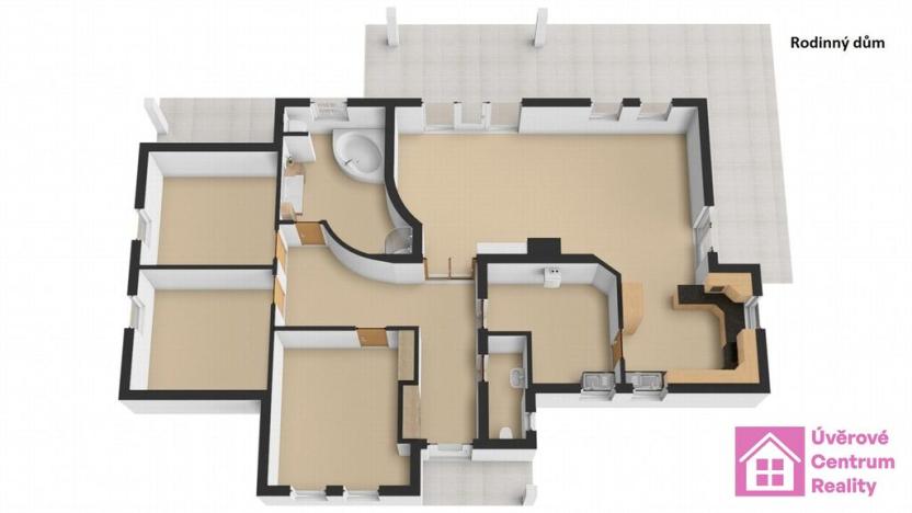 Prodej rodinného domu, Starovičky, 144 m2