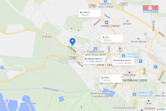 Prodej pozemku pro bydlení, Františkovy Lázně, 820 m2