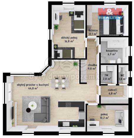 Prodej rodinného domu, Újezd nade Mží, 112 m2