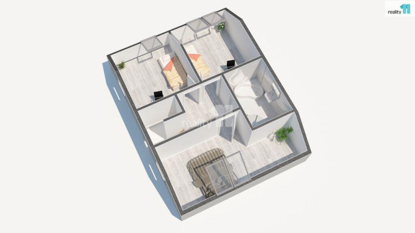 Prodej rodinného domu, Zvěřínek, V průhonu, 125 m2