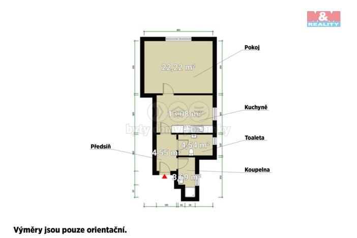 Prodej bytu 2+kk, Plzeň - Doudlevce, Šípková, 47 m2
