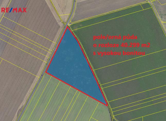 Prodej pole, Kněžice, 40299 m2