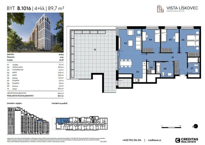 Prodej bytu 4+kk, Brno, 86 m2