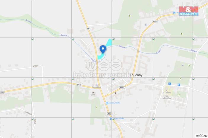 Prodej zahrady, Loučany, 1622 m2