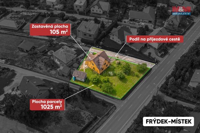 Prodej rodinného domu, Frýdek-Místek - Frýdek, Bruzovská, 250 m2
