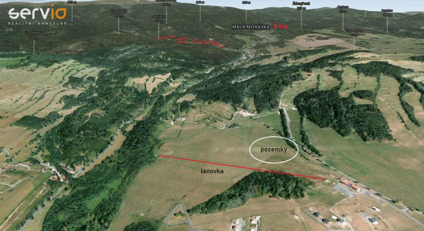 Prodej komerčního pozemku, Václavov u Bruntálu - Horní Václavov, 11536 m2