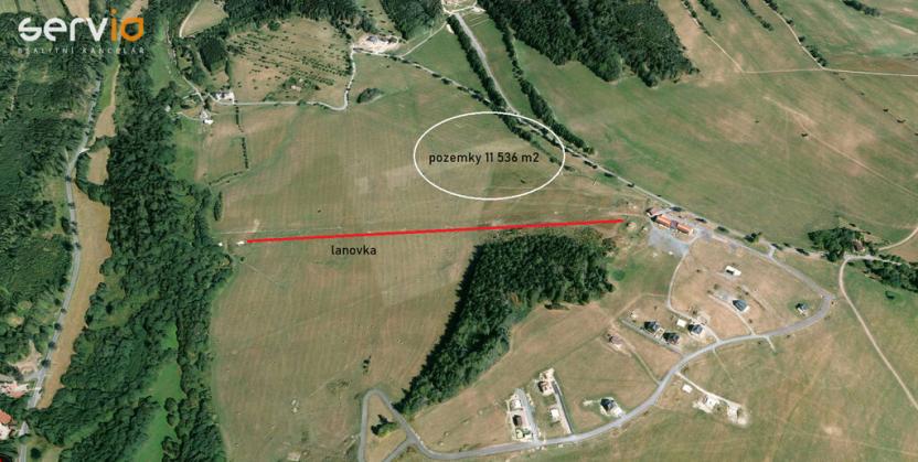 Prodej komerčního pozemku, Václavov u Bruntálu - Horní Václavov, 11536 m2