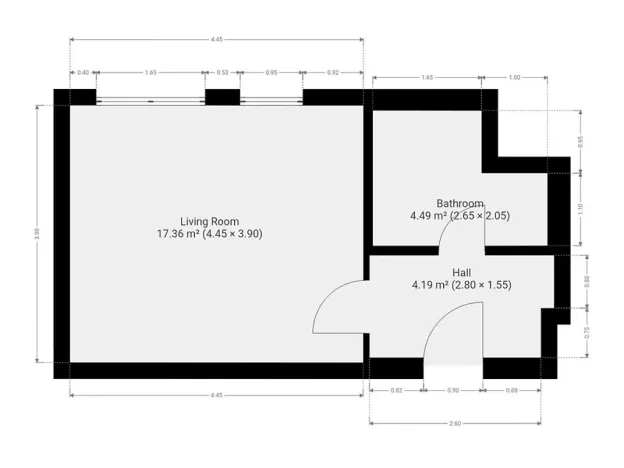 Pronájem bytu 1+kk, Praha - Stodůlky, Hábova, 27 m2