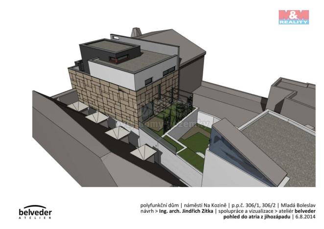 Prodej činžovního domu, Mladá Boleslav, Na kozině, 820 m2