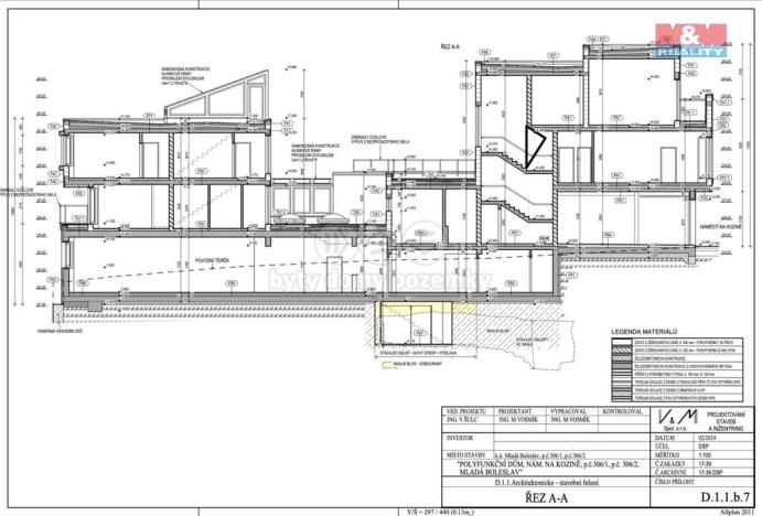 Prodej činžovního domu, Mladá Boleslav, Na kozině, 820 m2