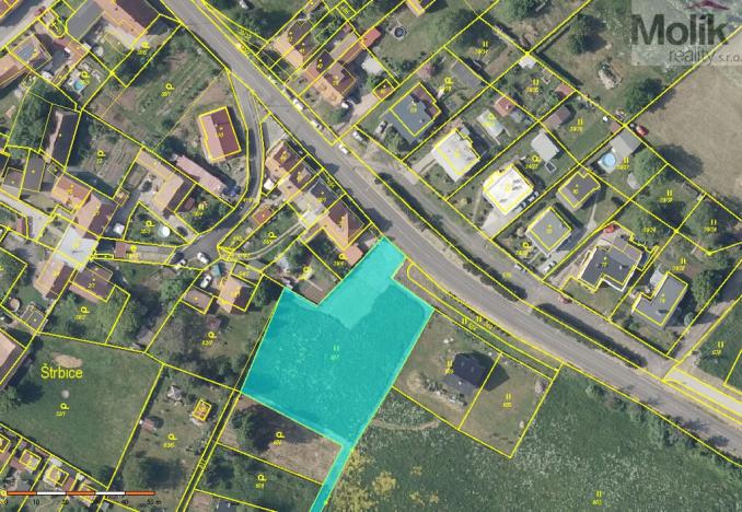 Prodej pozemku pro bydlení, Světec - Štrbice, 2602 m2