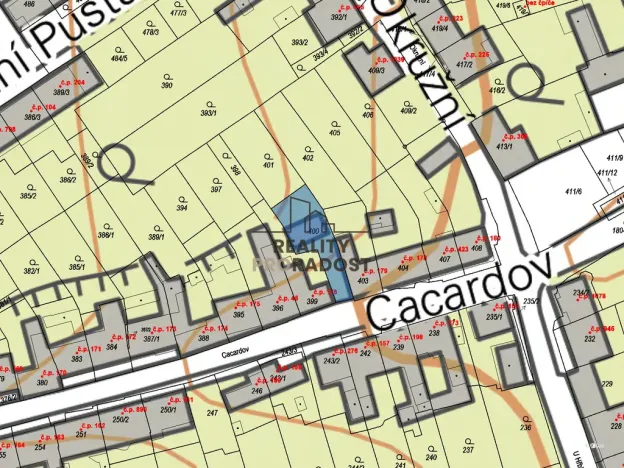 Prodej pozemku pro bydlení, Dolní Bojanovice, 989 m2