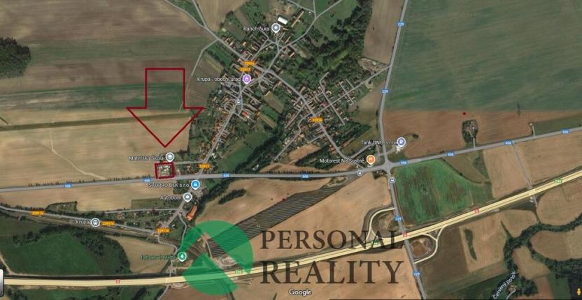 Prodej pozemku pro bydlení, Krupá, 3122 m2