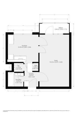 Pronájem bytu 1+1, Rosice, Kaštanová, 40 m2