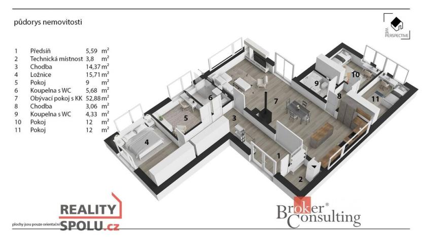 Prodej rodinného domu, Kozomín, 160 m2