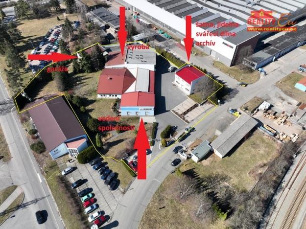 Prodej výrobních prostor, Nové Město nad Metují, Náchodská, 1944 m2