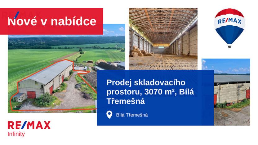 Prodej skladu, Bílá Třemešná, 3070 m2