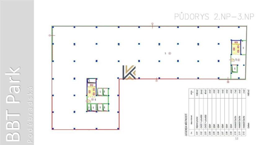Pronájem obchodního prostoru, Praha - Vysočany, Poděbradská, 5945 m2