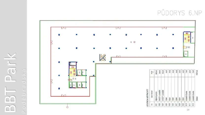 Pronájem obchodního prostoru, Praha - Vysočany, Poděbradská, 1106 m2