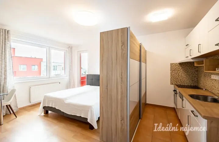 Pronájem bytu 1+kk, Praha, Farkašova, 32 m2