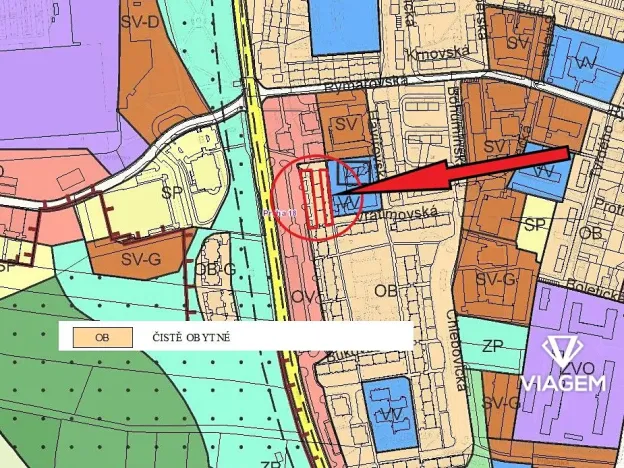 Prodej komerčního pozemku, Praha - Letňany, 1067 m2