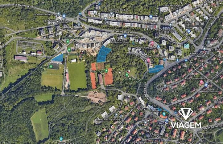 Prodej podílu pozemku pro bydlení, Praha - Smíchov, 45 m2