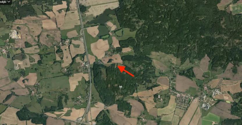 Prodej louky, Předotice, 1406 m2