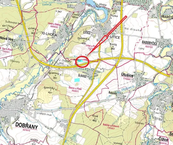 Prodej podílu pole, Dobřany, 3718 m2