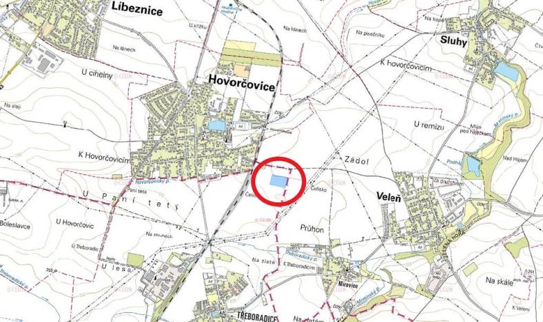 Prodej pole, Praha - Třeboradice, Hamplova, 18878 m2