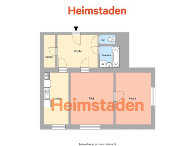 Pronájem bytu 2+1, Havířov - Město, Janáčkova, 57 m2