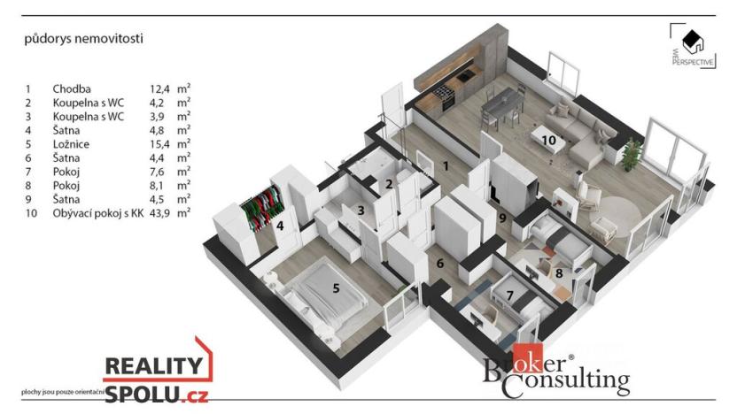 Prodej bytu 4+kk, Praha, Písčitá, 117 m2