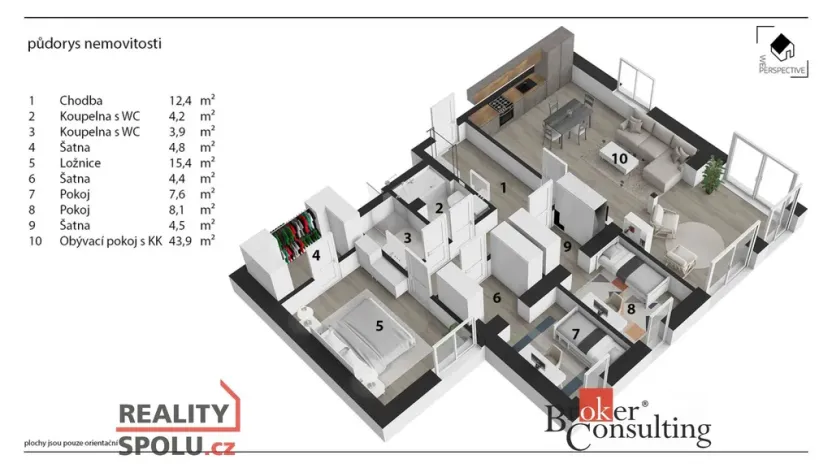 Prodej bytu 4+kk, Praha, Písčitá, 117 m2