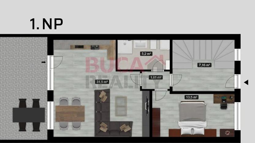 Prodej rodinného domu, Kaplice, Polní, 142 m2