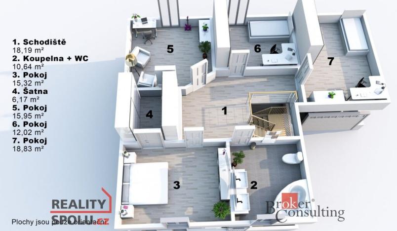 Prodej rodinného domu, Vrchlabí - Podhůří, Lesní, 182 m2