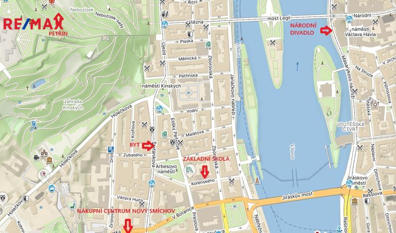 Prodej bytu 4+1, Praha - Smíchov, Štefánikova, 110 m2