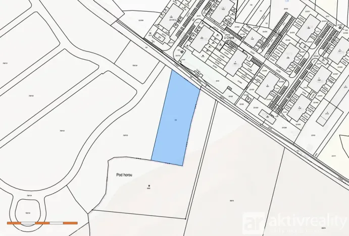 Prodej podílu 1/4 pozemku pro bydlení, Chýně, 1352 m2