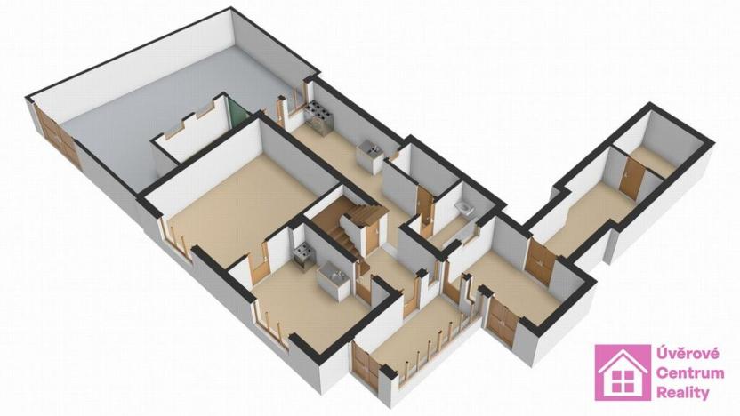 Prodej rodinného domu, Klobouky u Brna, Údolní, 130 m2