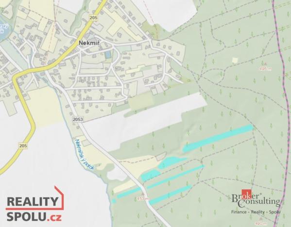 Prodej lesa, Nekmíř, 22136 m2
