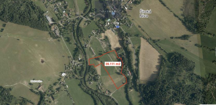 Prodej pozemku pro bydlení, Široká Niva, 39111 m2
