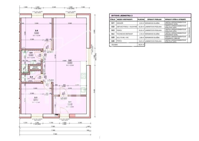Prodej bytu 3+kk, Vracov, 65 m2