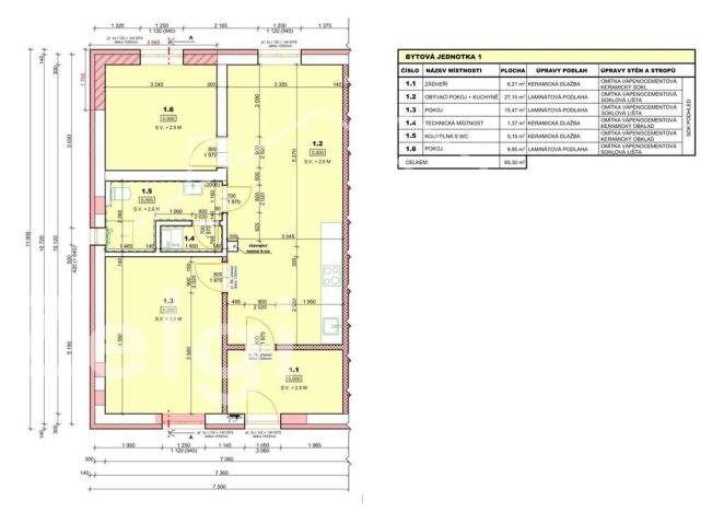 Prodej bytu 3+kk, Vracov, 65 m2