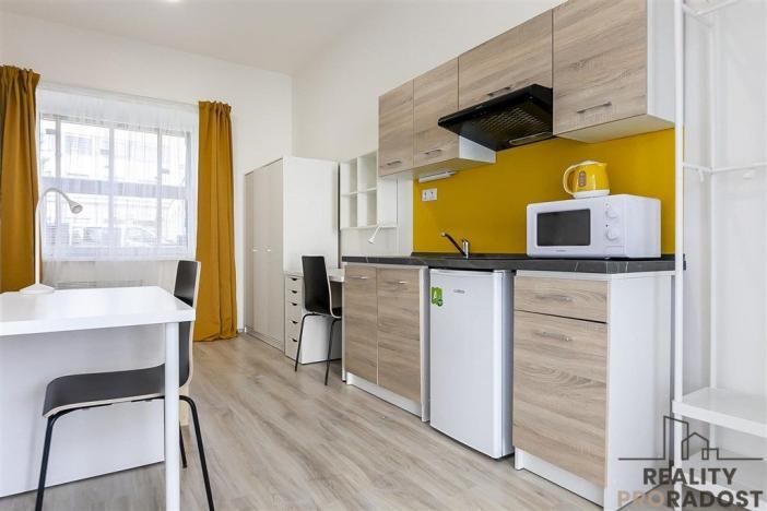 Pronájem bytu 1+kk, Brno, Václavská, 21 m2