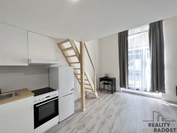 Pronájem bytu 1+kk, Brno, Hybešova, 21 m2