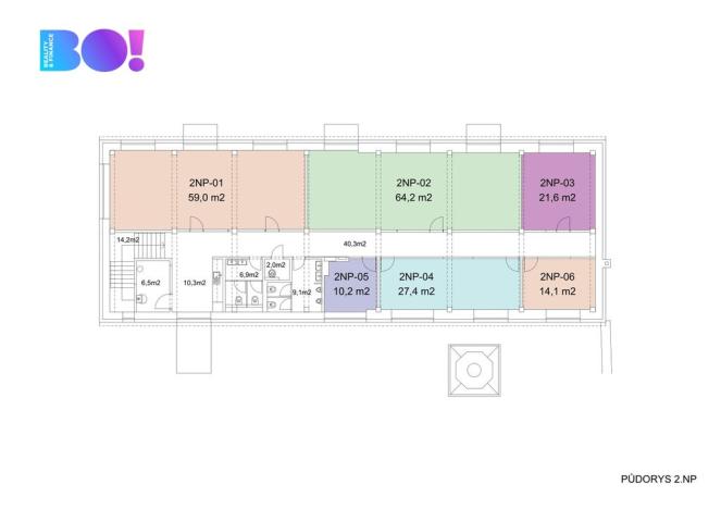 Pronájem kanceláře, Český Těšín, Tovární, 64 m2