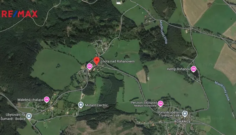 Prodej zahrady, Vacov, 1527 m2