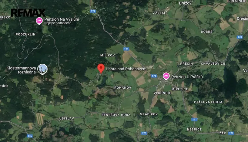 Prodej zahrady, Vacov, 1527 m2