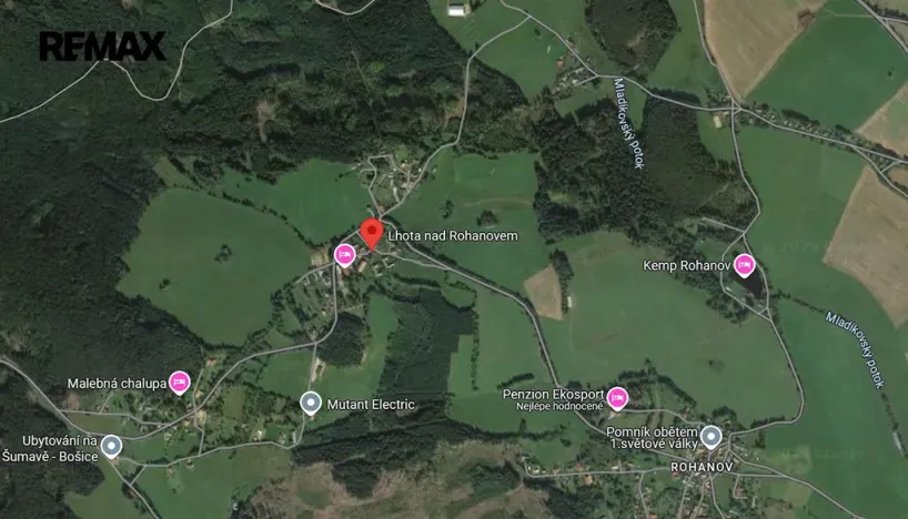 Prodej zahrady, Vacov, 1527 m2