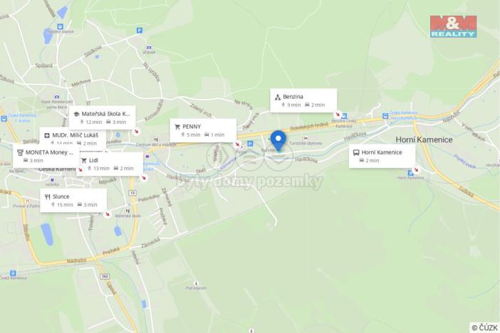 Prodej zahrady, Česká Kamenice - Horní Kamenice, 755 m2