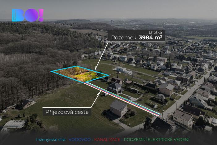 Prodej pozemku pro bydlení, Ostrava, Bobrovnická, 3984 m2